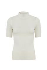 Per Diem Cashmere T Shirt in White