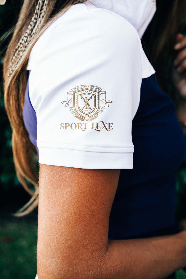 Competition Shirt - White & Blue