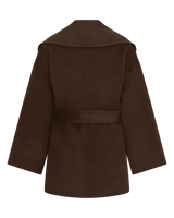 Wool Tassel Jacket - Dark Brown