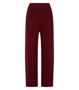 Wool and Shearling Set - Wine