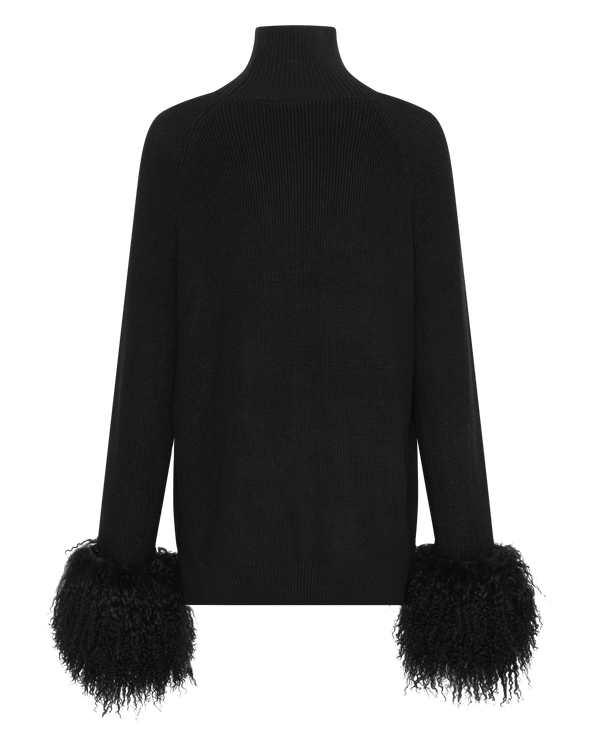 Wool and Shearling Set - Black