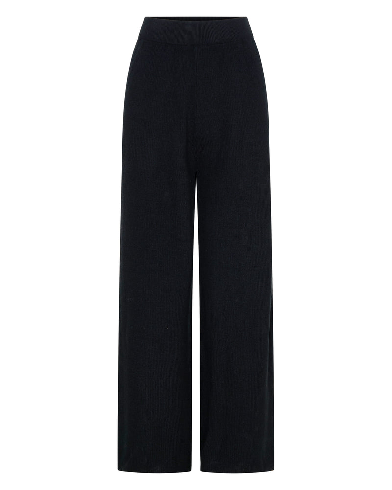 Wool and Shearling Set - Black