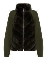 Khaki Fox and Wool Knit