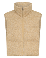 Knitted Vest- Tan