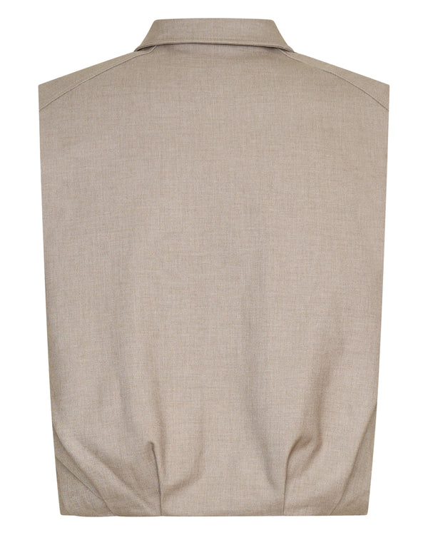 Winter Vest - Biscuit
