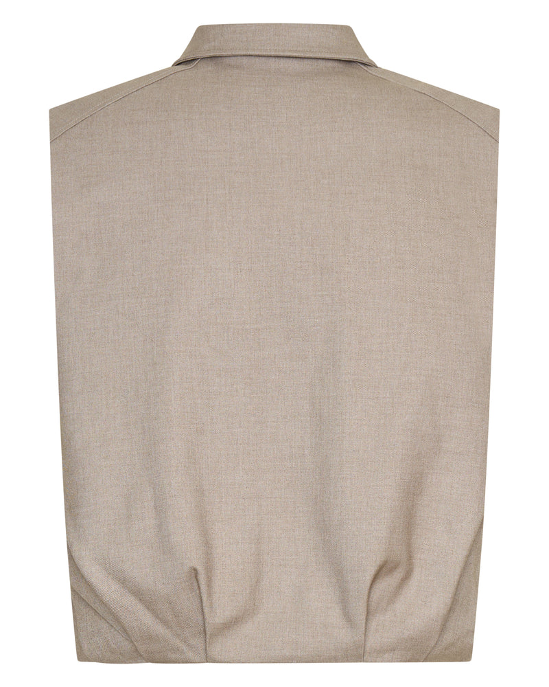 Winter Vest - Biscuit