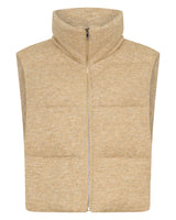 Knitted Vest- Tan