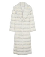 Long White Fur Coat Rex