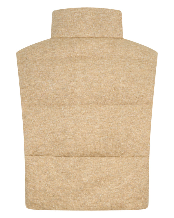 Knitted Vest- Tan