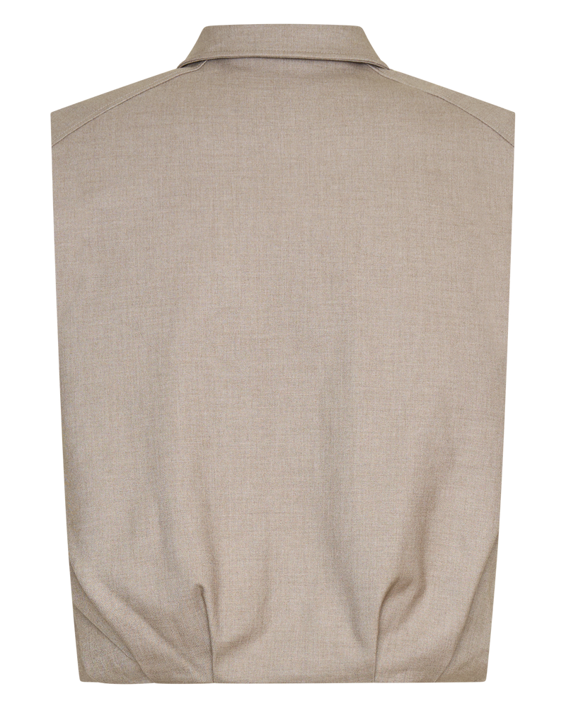 Winter Vest - Biscuit