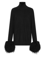 Wool and Shearling Set - Black