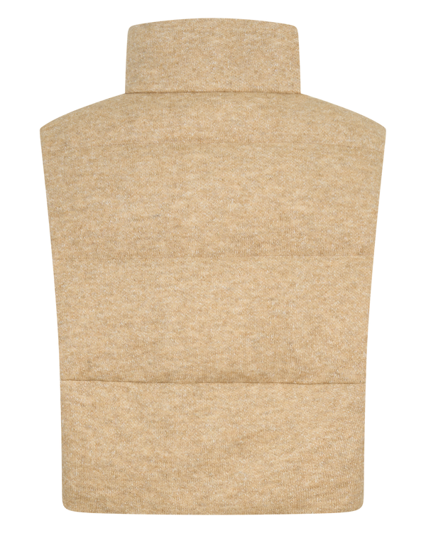 Knitted Vest- Tan