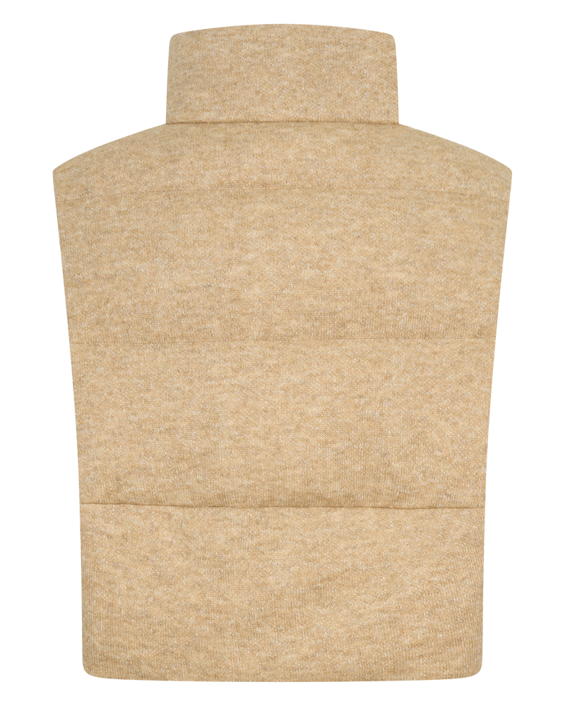 Knitted Vest- Tan