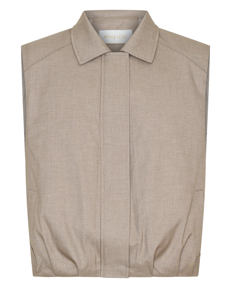 Winter Vest - Biscuit