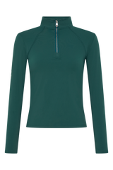 Long Sleeve All Sports Top - Emerald Green