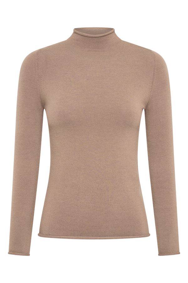 The Polo Patch Jumper in Natural