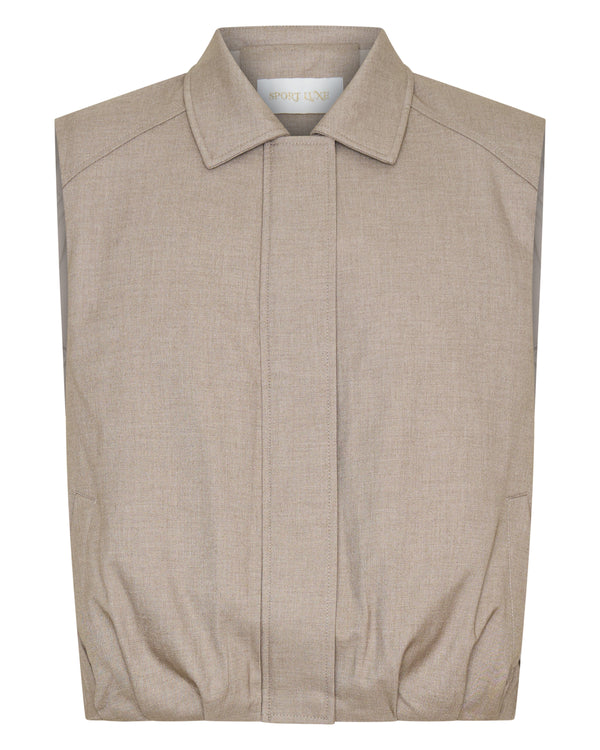 Winter Vest - Biscuit