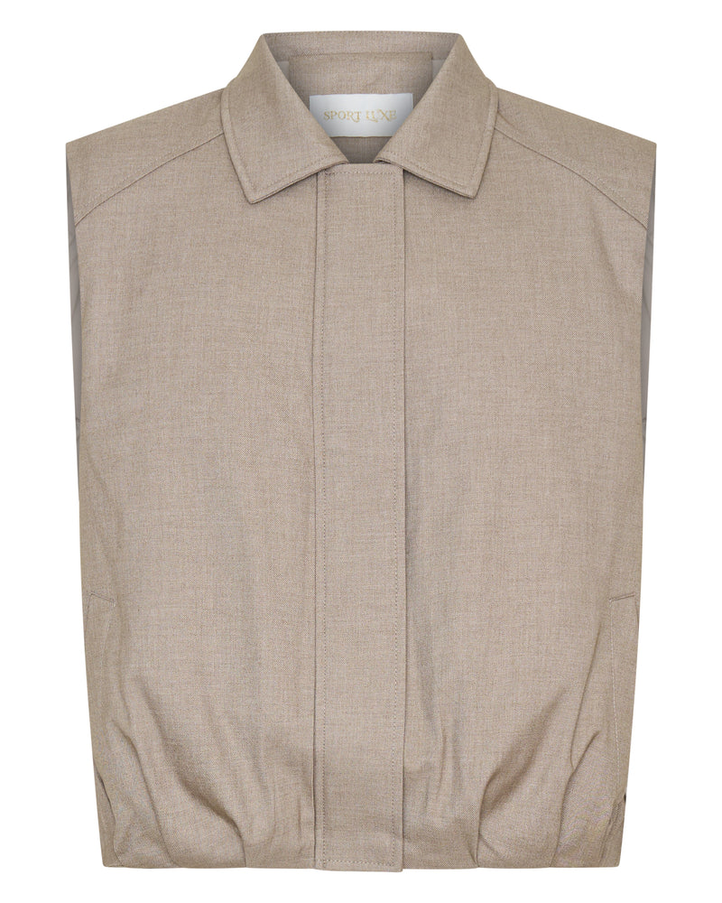 Winter Vest - Biscuit