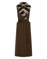 Wool Vest with Rex Collar
