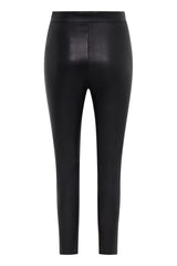 Real Leather Pants  - Black