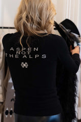 Aspen Not the Alps Polo in Black