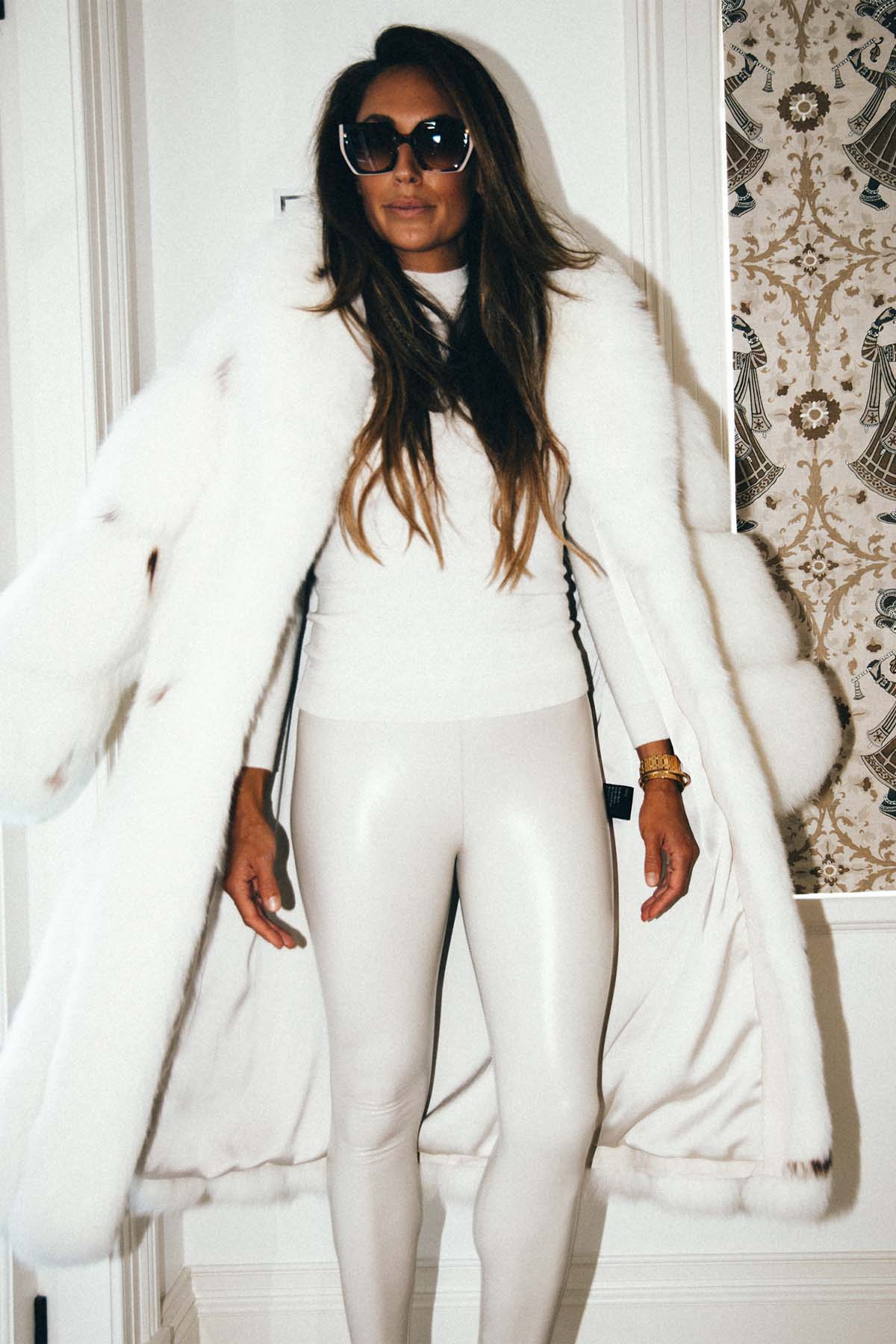 Mob Wife Coat in White | The Official Sport Luxe – the official sport luxe