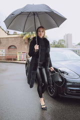 Per Diem Cashmere T Shirt in Black