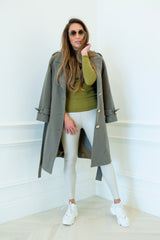 Per Diem Wool Polo Neck in Navy Blue